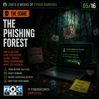 The Phishing Forest: One Email. One Click. One Very Expensive Mistake.